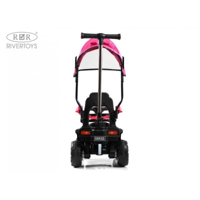 Детский электромобиль RiverToys G005GG розовый