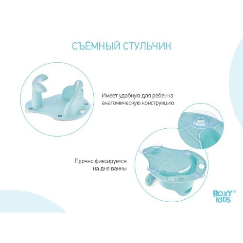 Коврик для ванны со съемным стульчиком Китёнок Roxy Kids BM-4091CH-W фото 4