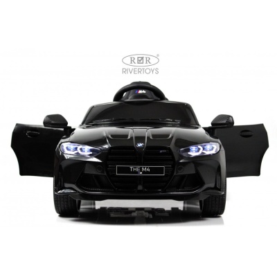Детский электромобиль BMW M4 RiverToys A004AA чёрный