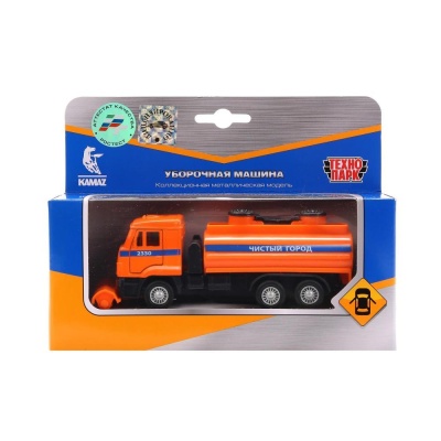 Металлическая машинка КамАЗ Уборочная машина Технопарк SB-16-74-B-WB 02