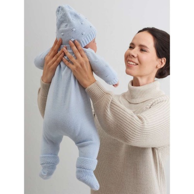 Вязаный комплект Пупырка 3 предмета Luxury Baby РП-0099 4