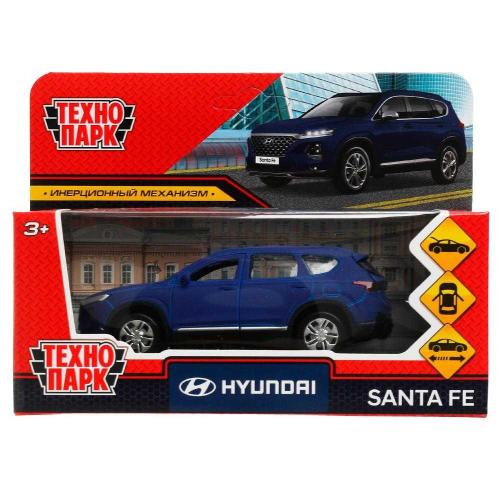 Коллекционная машинка Hyundai Santafe Soft Технопарк SANTAFE2-12FIL-BU фото 6