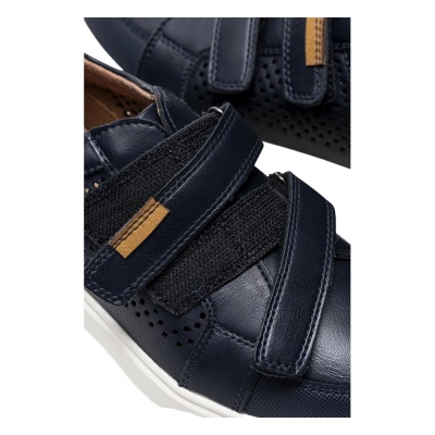 Полуботинки школьные Baden KAH009-061 тёмно-синий 03