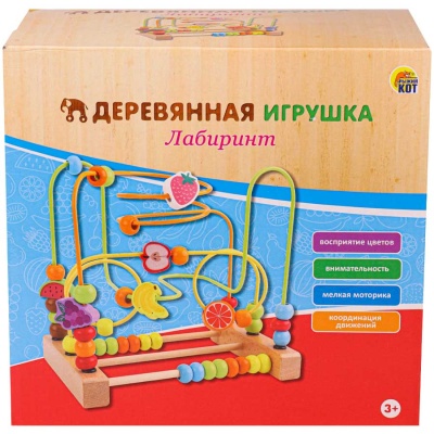Лабиринт Фрукты для малышей Рыжий кот ИД-5132 4