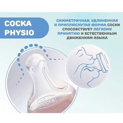 Бутылочка для кормления Well-Being Uni 330 мл от 4 месяцев Chicco 8058664166268 3