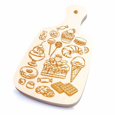 Разделочная доска для выжигания Сладости Десятое Королевство 04142 5