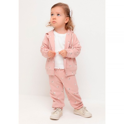 Брюки для девочки Crockid КР 400796 дымчатая роза милые цветочки к543 2