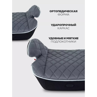 Автокресло-бустер MOWBaby Boost ZY23 Grey