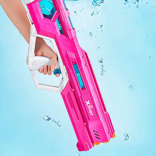 Бластер водный X-Shot Water Мега Пульс с моторчиком Zuru 118181 розовый фото 3