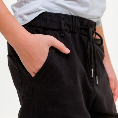 Брюки школьные для мальчика Синий Мир WHL8309-F39 черные 3