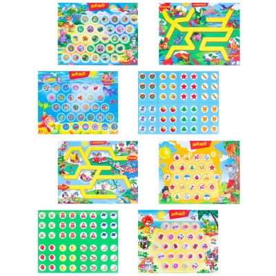 Настольная игра 4 в 1 Мозайкин Рыжий Кот ИН-8226