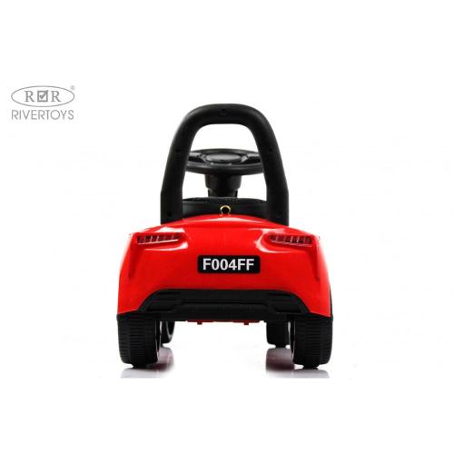 Детский толокар RiverToys F004FF красный фото 3