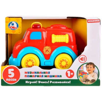 Музыкальная пожарная машинка Песни Шаинского Умка B976096-R