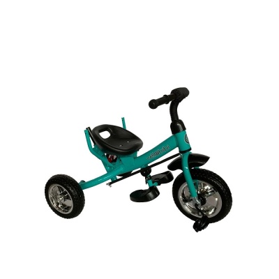 Велосипед трёхколёсный с родительской ручкой Velobibi Меркурий ВЛ-0866 мятный 05