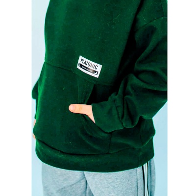 Худи для мальчика Colabear 611095 зеленый 3