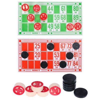 Настольная игра Русское Лото в деревянном футляре Miland ИН-6459