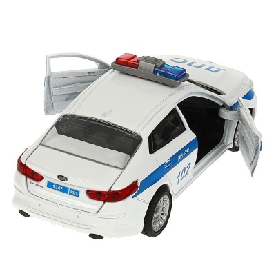 Металлическая машинка Kia Optima Полиция Технопарк OPTIMA-12SLPOL-WH 03