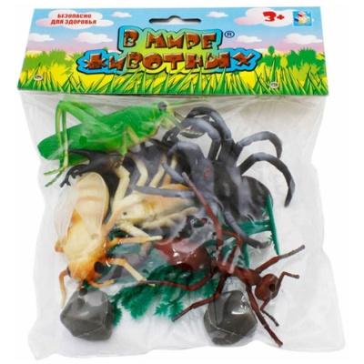 Набор игровых фигурок В мире животных Насекомые 1Toy Т53857 3