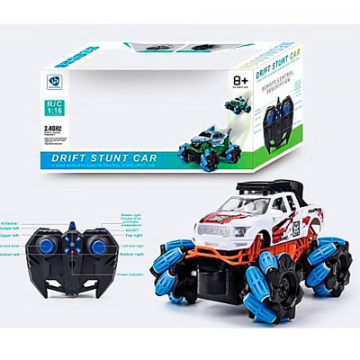 Машина радиоуправляемая Каскадер трюковая дрифт масштаб 1:16 Junfa WD-11687 2