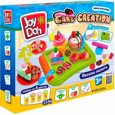 Набор для лепки Кондитерская 4 цвета Joy-Doh CAKE-224 pot 1
