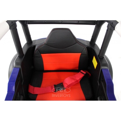 Детский электромобиль RiverToys B222CP синий