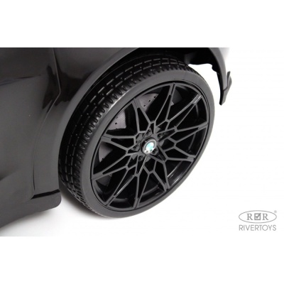 Детский электромобиль BMW M4 RiverToys A004AA чёрный