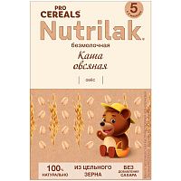 Каша Procereals Овсяная Цельнозерновая без молока 200 г  Nutrilak 81976