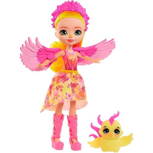 Кукла Enchantimals Фалон Феникс с питомцем Санрайз Mattel FNH22