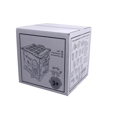 Куб бизибoрд без электрики MyLandToys Зимняя рыбалка Куб-2-3