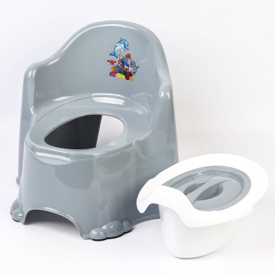 Горшок детский Комфорт Dunya Plastik 11111 серый 2