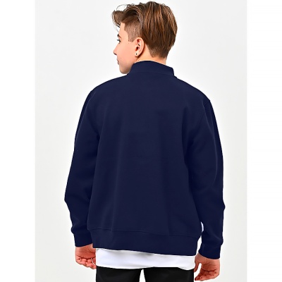 Жакет бомбер школьный для мальчика Cegisa 5025 тёмно синий 3 Жакет бомбер школьный для мальчика Cegisa 5025 тёмно синий 3