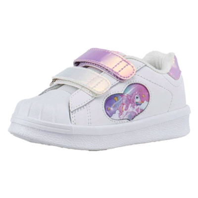 Полуботинки Единорог с LED для девочки Котофей 334040-71 Полуботинки Единорог с LED для девочки Котофей 334040-71