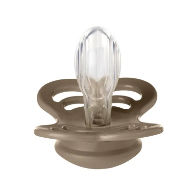Соска-пустышка силиконовая 6-36 месяцев BIBS Supreme Silicone Dark Oak 610243 2