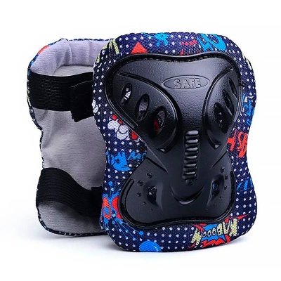 Комплект защиты для катания на роликах U026177Y черный 4