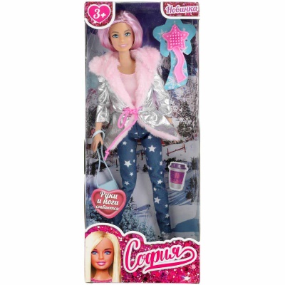 Кукла 29см София в зимней одежде Карапуз 66666-21-S-BB