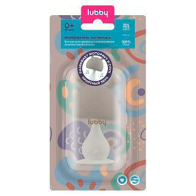 Прорезыватель-погремушка Mr White 2 в 1 на присоске Lubby 31927/24 3