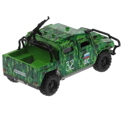 Игрушка Машина Армейский внедорожник пикап Технопарк  HUMVEPICKUP-12MIL-BN 3