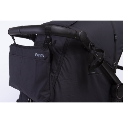 Коляска прогулочная Peppy Marco black