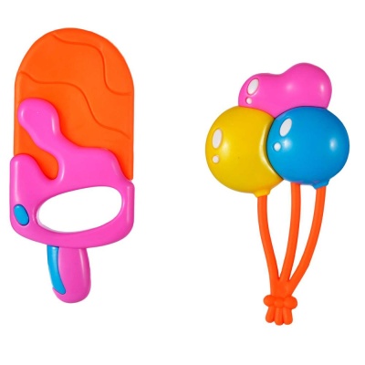 Набор погремушек Эскимо и шарики Жирафики 624805