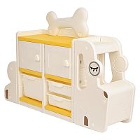 Стеллаж для игрушек с ящиками Pituso Doggie YYS805-1-beige Бежевый