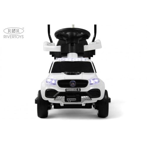 Детский электромобиль RiverToys G008GG-A белый фото 5