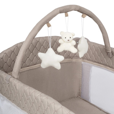 Кровать-манеж Indigo Bon-Bon Toy бежевый