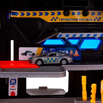 Гараж Парковка раскладывающаяся со световыми эффектами BeBoy IT109785 4