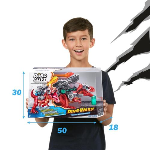Интерактивная игрушка Robo Alive Dino Wars Мега Рекс Zuru 71101 фото 4