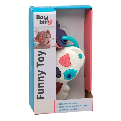 Развивающая игрушка Брелок с ключиками Funny Toy Bambini 200525090