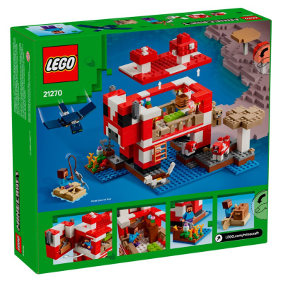 Конструктор Lego Minecraft 21270 Грибной дом