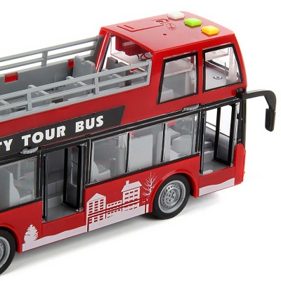 Автобус двухэтажный инерционный свет звук Veld Co 118485 3