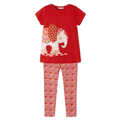 Комплект для девочки Футболка и лосины Mayoral 3711/13 размер 92 01