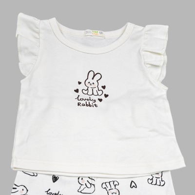 Комплект Lovely Rabbit Футболка и штанишки Чуди Кидс 376125-13К молочный 03