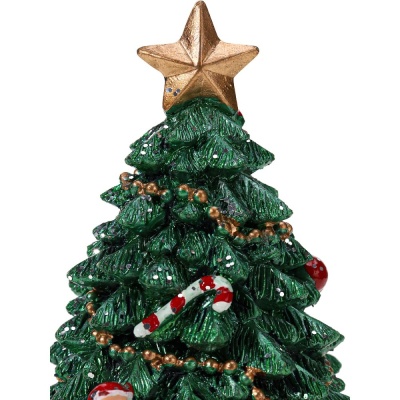 Статуэтка новогодняя Ёлочка с поездом Miland НУ-7081